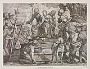 Martirio di s.Giustina di Carracci, Agostino, 1557 - 1602 Stampa sul dipinto di Paolo Veronese (Oscar Mario Zatta)